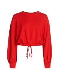 Buy Alice  Olivia Bernetta Drawstring Sweatshirt up to 70 Off at Saks Fifth Avenue