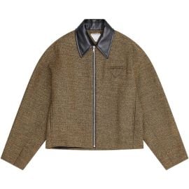 Buy Bottega Veneta Frise Blouson \'Flax/Beige/Black\' - 810404 V4M70 7278 | GOAT at GOAT