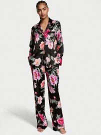 Buy Glazed Satin Long Pajama Set - Order Pajamas Sets online - Victoriax27s Secret US at Victorias Secret