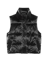 Buy High Shine Marshmallow Puffer Vest by PINK Pure Black Bling at Victorias Secret