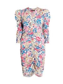 Buy Isabel Marant Celina Puff-Sleeve Floral Dress up to 70 Off at Saks Fifth Avenue