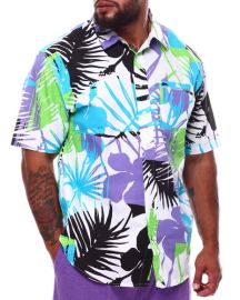 Buy Jerome Hawaiian Print Button Down Shirt BT Mens Shirts from A Tiziano Find A Tiziano fashion  more at at Dr Jays