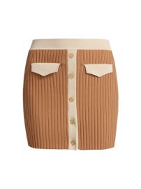 Buy Jonathan Simkhai Heather Rib-Knit Miniskirt up to 70 Off at Saks Fifth Avenue