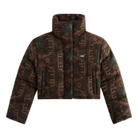 Buy Kith Women Shae Jacquard Cropped Puffer Jacket \'Incognito\' - KHW010063 244 | GOAT at GOAT