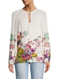 Buy Kobi Halperin Helena Floral Puff-Sleeve Blouse up to 70 Off at Saks Fifth Avenue