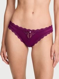 Buy Lace-Trim String Bikini Panty - Order Panties online 5000005980 at Victorias Secret