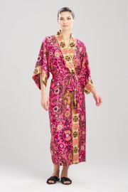 Buy Palazzo Kimono Robe in Fiesta Pink Combo Online NATORI at Natori