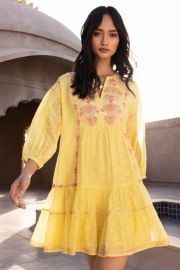 Buy Pixie Dress - Yellow for Women from Anita Dongre at Anita Dongre