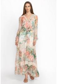 Buy RUKSANA SILK MAXI DRESS Johnny Was at Johnny Was