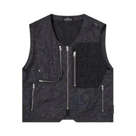 Buy Stone Island Shadow Project Utility Vest \'Black\' - 7419G0103 V0029 | GOAT at GOAT