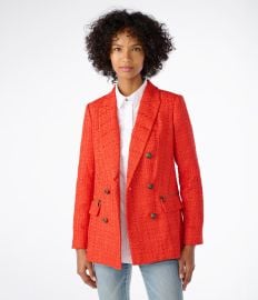 Buy TWEED DOUBLE BREASTED BLAZER Online - Karl Lagerfeld Paris at Karl Lagerfeld Paris