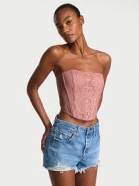 Buy Vintage Blossom Strapless Corset Top Nostalgia Rose - Order Corsets online - Victoriax27s Secret US at Victorias Secret