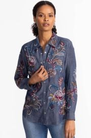 Buy ZIPPER BACK SHIRT Johnny Was at Johnny Was