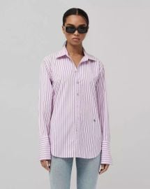 Buy the Diana Striped Cotton Poplin Button Down Shirt rag amp bone at Rag and Bone