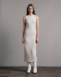 Buy the Echo Rib Tank Midi Dress rag amp bone at Rag and Bone