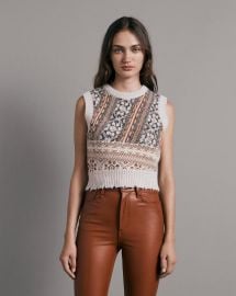 Buy the Hollis Merino Blend Fair Isle Vest rag amp bone at Rag & Bone