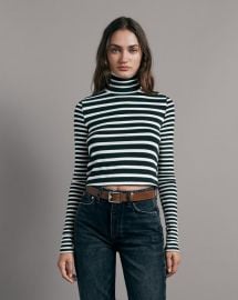 Buy the Knit Stripe Long Sleeve Turtleneck rag amp bone at Rag and Bone