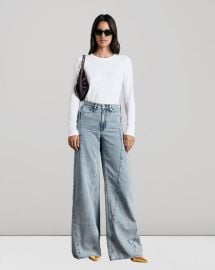 Buy the Sofie Splice High-Rise Wide Leg Jean - Alisha rag amp bone at Rag & Bone