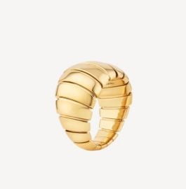 Bvlgari Tubogas Ring Yellow Gold 361744 Rings Bvlgari Official Store at Bvlgari