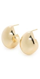 By Adina Eden Chunky Graduated Hoop Earrings Gold One Size at Shopbop