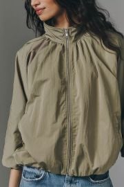 By Anthropologie Funnel-Neck Nylon Jacket at Anthropologie