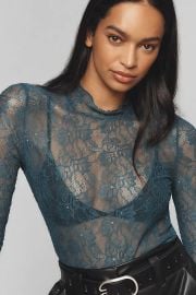 By Anthropologie Lace Layering Turtleneck4 at Anthropologie