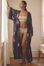 By Anthropologie Long Sleeve Robe at Anthropologie