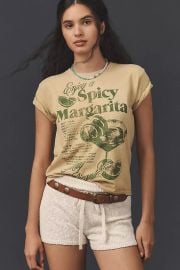 By Anthropologie Spicy Margarita Graphic Tee at Anthropologie