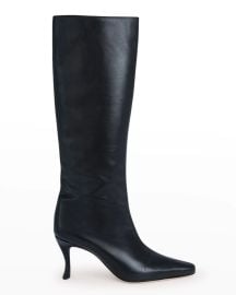 By Far Black Stevie Boots at Ssense