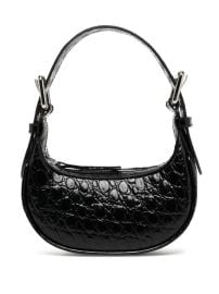 By Far Crocodile effect Leather Mini Bag at Farfetch