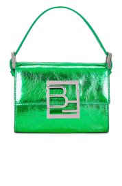 By Far Fran Shoulder Bag In Clover Green at Revolve