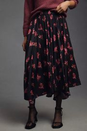 By Sleek A-Line Skirt at Anthropologie