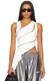 Bydyln Addison Top In White at Revolve