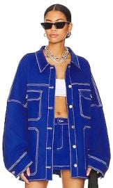 Bydyln Cooper Jacket In Cobalt at Revolve