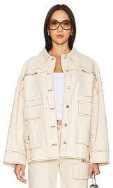 Bydyln Tyler Jacket In Bone at Revolve