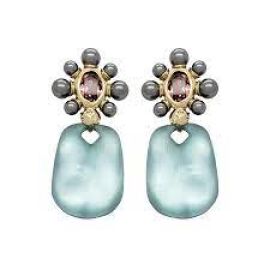 Byzantine Pearl Floret Drop Clip Earring at Saks Fifth Avenue