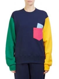 C  dric Charlier - Colorblock Sweatshirt at Saks Fifth Avenue