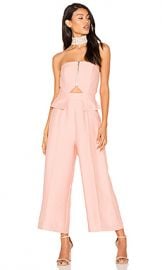 C MEO No Limit Jumpsuit in Rosewood from Revolve com at Revolve