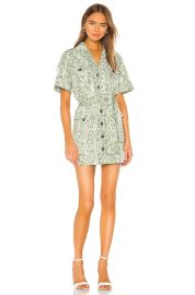 C Meo Collective Energised Dress in Ivy Woodgrain at Revolve