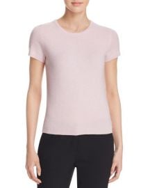 C by Bloomingdale  039 s Short-Sleeve Cashmere Sweater pink at Bloomingdales