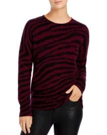 C by Bloomingdale  x27 s Zebra Stripe Brushed Cashmere Sweater - 100  Exclusive  Women - Bloomingdale s at Bloomingdales