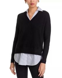 C by Bloomingdale39s Cashmere 100 Cashmere Layered Look Sweater - Exclusive Bloomingdale39s at Bloomingdales