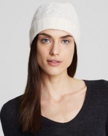 C by Bloomingdaleand039s Cashmere Cable Knit Hat at Bloomingdales