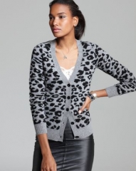 C by Bloomingdaleand039s Cashmere Leopard Intarsia Cardigan at Bloomingdales