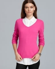 C by Bloomingdaleand039s Cashmere V Neck Sweater at Bloomingdales