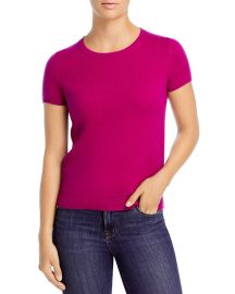 C by Bloomingdales Cashmere C by Bloomingdales Short-Sleeve Cashmere Sweater - 100 Exclusive Bloomingdales at Bloomingdales