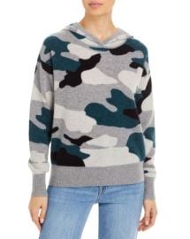 C by Bloomingdales Cashmere Camo Cashmere Hoodie - 100 Exclusive Bloomingdales at Bloomingdales