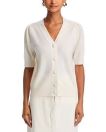 C by Bloomingdales Cashmere Short Sleeve Cardigan -Exclusive Bloomingdales at Bloomingdales