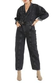 ÉTICA Liv Asymmetric Denim Jumpsuit at Nordstrom