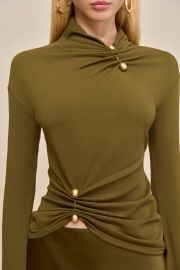 CALLIE KNIT TOP - ROSEMARY CULT GAIA at Cult Gaia